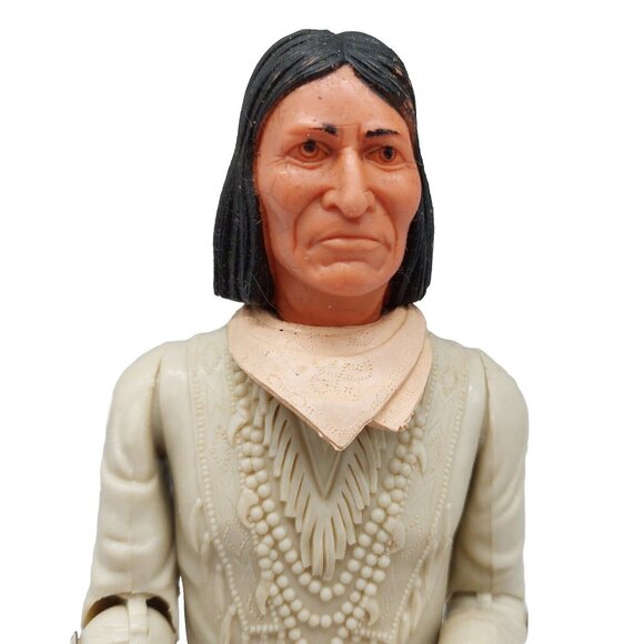 Louis Marx Geronimo 11" Action Figure Vintage Indian - Picture 3 of 10